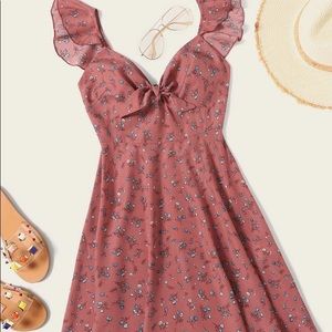 Floral plus size dress